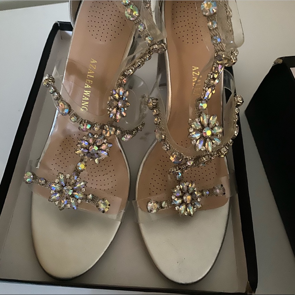 Azalea Wang Crystal Chunky Shoe